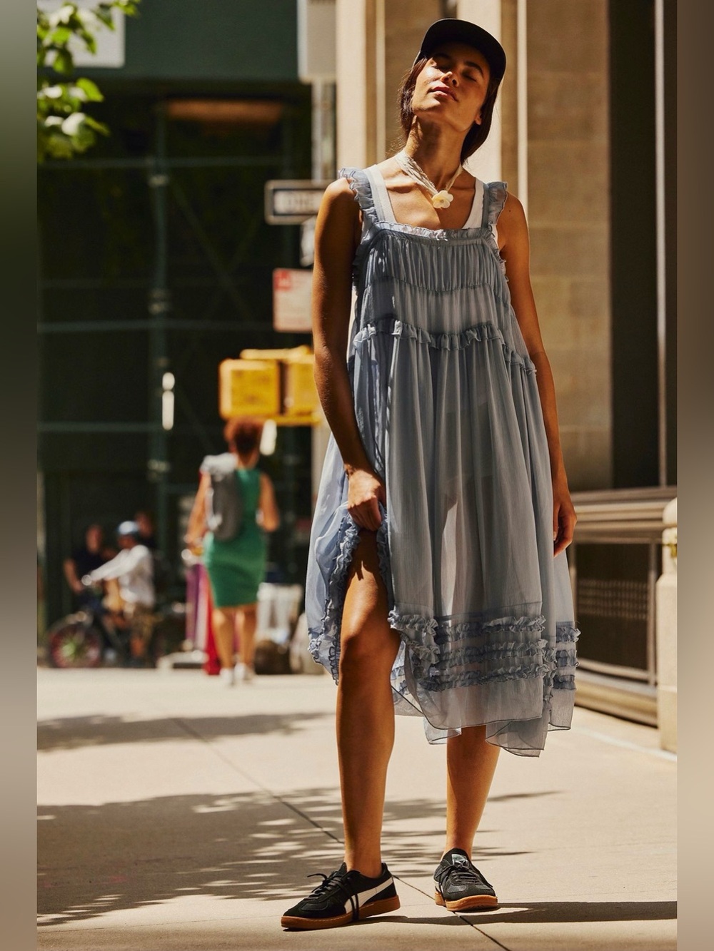 Free People Moon Phase Midi Dress XS